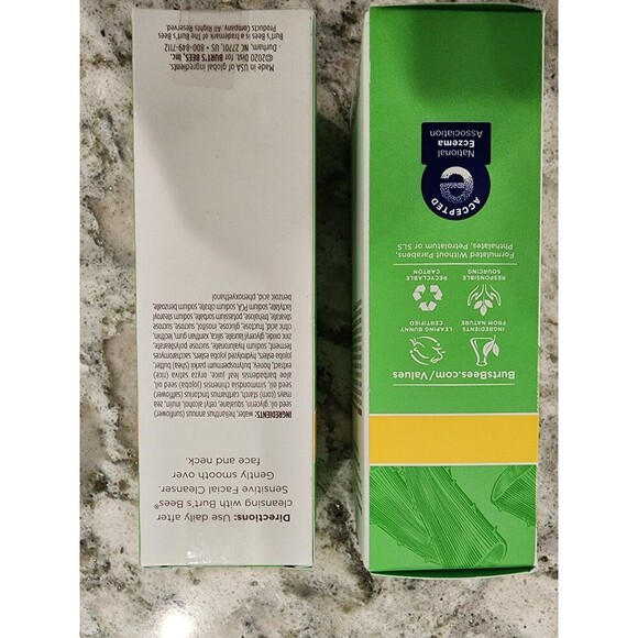 Burt's Bees Daily Face Moisturizer Cream for Sensitive Skin, 1.8 oz- 2 pack - Picture 2 of 2